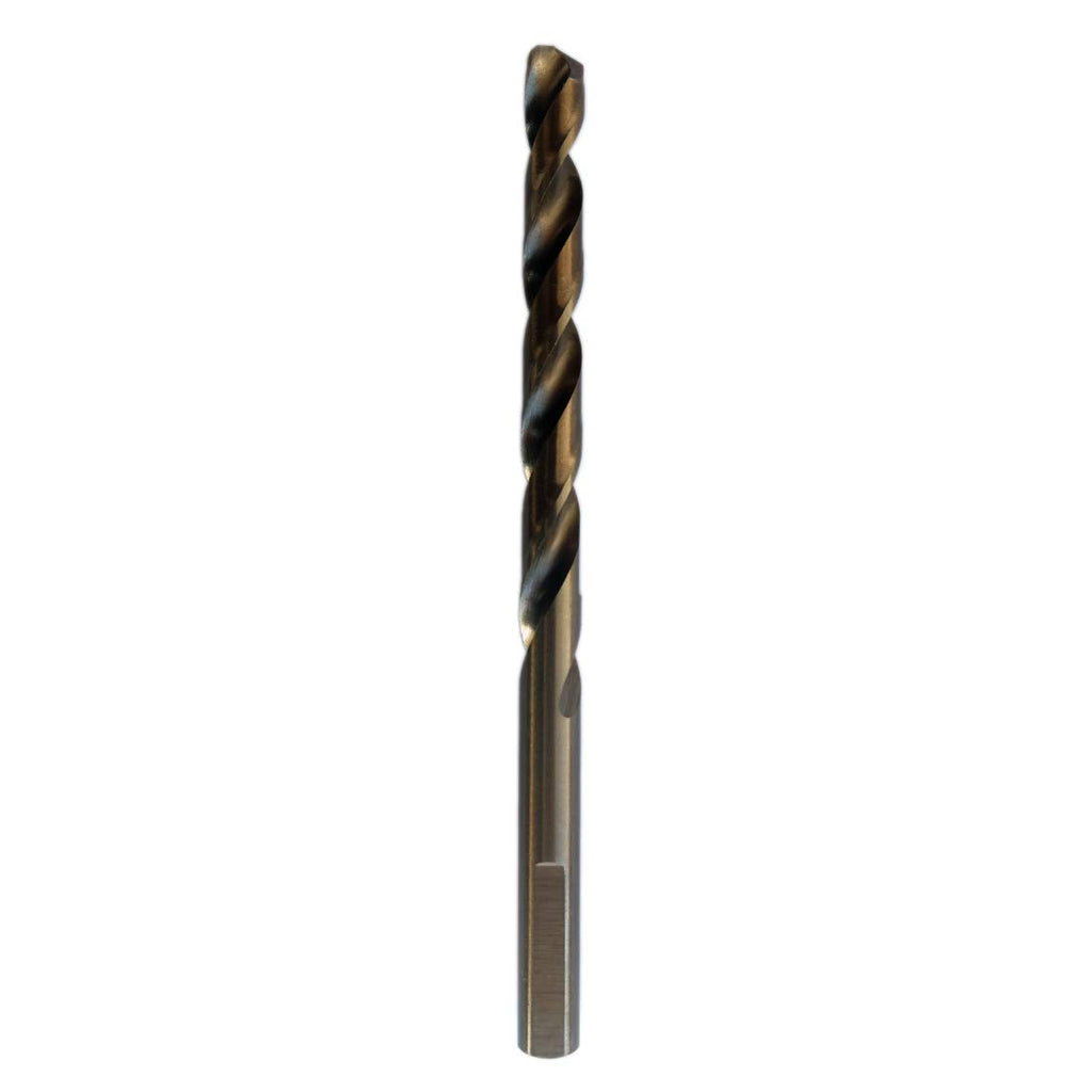 13/64-Inch Cobalt Steel M35 Jobber Length Twist Drill Bits for Hard Metal, Stainless Steel, Pack of 12