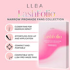 LLBA LashFolio Narrow Promade Fans | Handmade Volume Eyelashes | Multi Selections 5D~10D | C CC D Curl | Thickness 0.03~0.07mm | 8-15mm Length | Long Lasting & Easy Application (5D-0.07 CC 8mm-11mm)
