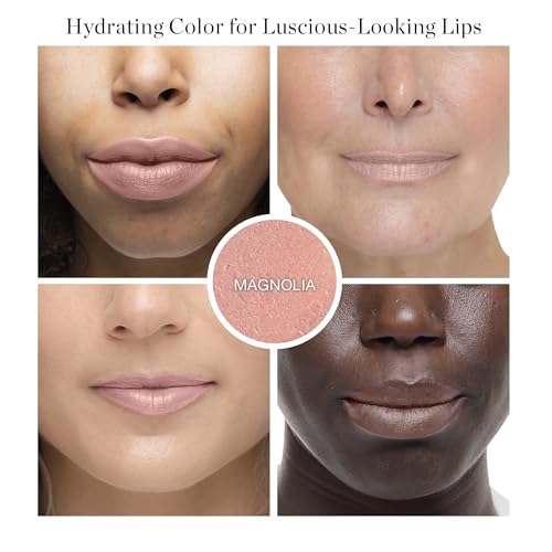 Ogee Tinted Sculpted Lip Oil - Lip Stain Made with 100% Organic Coconut Oil, Jojoba Oil, and Vitamin E - Best as Lip Balm, Lip Color or Lip Treatment - MAGNOLIA