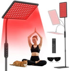 Red Light Therapy Lamp：Gooseneck Infrared Red Light Therapy Lamp with Led 660nm&850nm Red Light Therapy for Face and Body,Remote Control Near Infrared LED Red Light Therapy lamp Device at Home