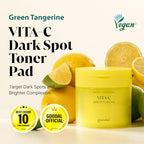 GOODAL Green Tangerine Vita C Toner Pads, Korean Skin Care, K-Beauty, Glass Skin, Pore Care, 70 Sheets, Valentine Day Gifts