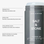 SALT & STONE Gel Deodorant for Women & Men | No Aluminum & No Baking Soda | Free From Parabens, Sulfates & Phthalates (2.6 oz)