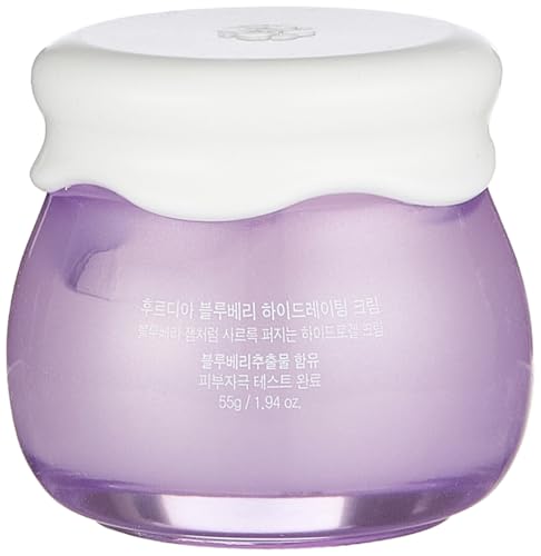 FRUDIA Blueberry Hydrating Face Cream, Vegan Korean Face Moisturizer w/77% Blueberry Extract, Panthenol & Fruit Seed Oils for Dry Skin (1.94 fl oz)