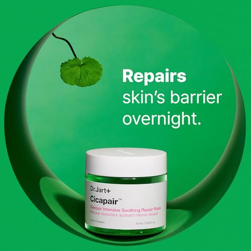 Dr.Jart+ Cicapair™ Sleepair Intensive Repair Night Face Mask with Centella Asiatica | Skin Barrier Repair | Korean Skin Care, 2.53 Fl Oz