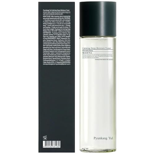 [PKY] Pyunkang Yul Calming Deep Moisture Toner - Face Toner for Women containing AHA and PHA - for Teens and Adults - Astringent for Face - Korean Facial Toner - 150ml 5.07 Fl. Oz.