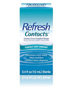 Refresh Contacts, Eye Drops, Contact Lens Comfort,Blue 0.4 Fl Oz Sterile