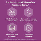 ScarAway Complete Scar Treatment Kit, Clinically Supported Treatment for Scars (2) Tan Medical-Grade Silicone Scar Sheets (1.5" x 3") and Silicone Gel (0.35 Oz), Water-Resistant & Self-Adhesive