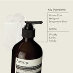 Aesop Reverence and Resurrection Aromatique Hand Wash Set | Gently Cleanses, Exfoliates, and Leaves Hands Smooth, Purified, and Refreshed | 16.9 Oz