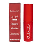Palladio Jelly Tint, Liquid Stain for Cheeks & Lips, Vivid Color Lip Stain, Lightweight Non-Sticky and Transfer-proof, Natural Finish Makeup, Cherry Rose
