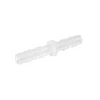 Quickun Plastic Hose Barb Fitting, 3/16" x 3/16" Barbed Splicer Mender Joint Adapter Union Fitting (Pack of 10)
