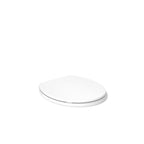 KOHLER 20111-0 Brevia, Slow Close Toilet Seat, Round Toilet Seat, Grip-Tight Bumpers Quick-Attach Hardware, White