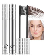 Mascara for Older Women 60 Plus, Black+Brown Mascara Volume and Length for Mature Women with Thinning Lashes, Prime Mascara Waterproof Long Lasting Volumizing,Hypoallergenic Mascara for Sensitive Eyes