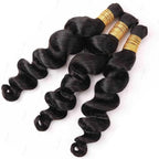 Loose Deep Wave Bulk Human Hair for Braiding No Weft Loose Deep Wave Bulk Human Braiding Hair Brazilian Virgin Human Hair Bulk for Boho Braids 100g(1 bundle/1pack) (22 Inch, Natural Color)