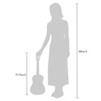 ADM Beginner Acoustic Classical Guitar Nylon Strings Wooden Guitar Bundle Kit for Kid Boy Girl Student Youth Guitarra Online Lessons with Starter Accessories (30 Inch, Geen)