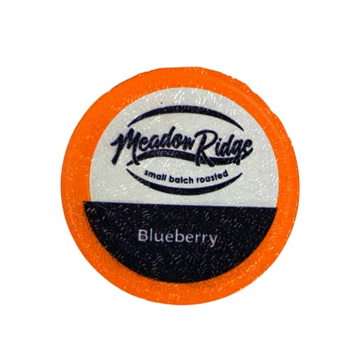 Meadow Ridge Coffee Single Serve Cups - 100% Arabica Coffee (For K-Cup Brewers) Low Acid (Blueberry, 72 Count)