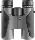 ZEISS Terra ED Binoculars 10x42 Waterproof, and Fast Focusing with Coated Glass for Optimal Clarity in All Weather Conditions for Bird Watching, Hunting, Sightseeing, Grey