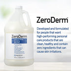 Ginger Lily Farms Botanicals ZeroDerm Advanced Therapy Nourishing Body Wash, 100% Vegan & Cruelty-Free, Fragrance Free, 1 Gallon Refill (Pack of 4)