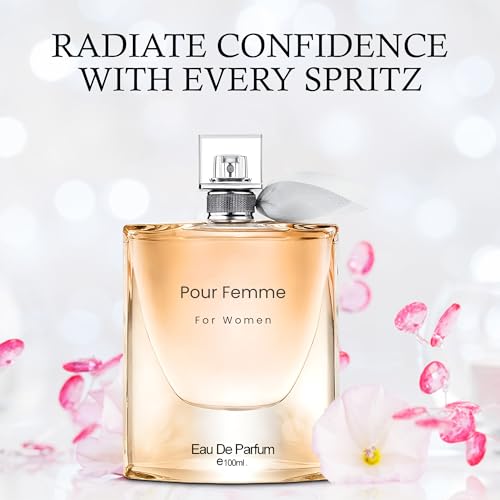 Women's Perfume La Vida Bella& Sweet Cherry Combo Set Eau De Parfum Long Lasting Fragrance 3.4 Fl Oz Spray Each for Daily Used