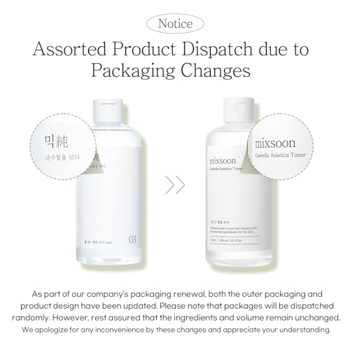 mixsoon Centella Asiatica Toner 10.14 fl oz / 300 ml