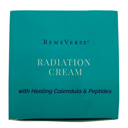 RemeVerse Radiation Cream – Unscented, Gentle, Hyaluronic Acid, Peptides & Calendula Cream for Burns, Soothing Skin and Hydrate Sensitive Skin, Radiation Treatment Skin Care – 6 fl oz