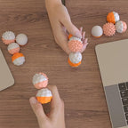 Magnetic Sensory Fidget Balls for Adults & Teens – 8PCS Silicone Textured Quiet Desk Toys for Anxiety Relief, Stress Relief Fidget Balls for Office, ADHD Focus Tools, Gifts for Coworkers or Friends