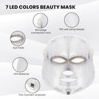 Yahi Red Light Therapy Mask for Face, 7-1 Colors LED Facial Skin Care Mask, Led Face Mask Light Therapy