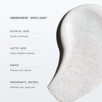 Versed Buff It Out AHA Exfoliating Body Scrub and Mask - Lactic Acid & Glycolic Acid Exfoliant - Microfine Pumice Body Exfoliator to Polish and Smooth Bumpy, Dry Skin - Vegan & Cruelty-Free (6 oz)