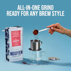 Nguyen Coffee Supply - Loyalty Signature Robusta & Arabica Blend: Medium Roast Premium Ground Coffee Beans, Vietnamese Single Origin, Low Acid, High Caffeine, Roasted in Brooklyn [5 Ib Bag]