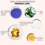 Peel Off Lip Stain - Long Lasting, Transfer Proof and Waterproof Tattoo Lip Tint, Matte Finish Lip Stain Peel Off, Infused with Vitamin E & Algin & Hydroxyacetophenone, #006 Grapefruit