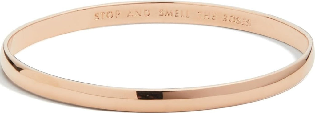 kate spade new york Idiom Bangles Stop and Smell The Roses Solid Bangle Bracelet