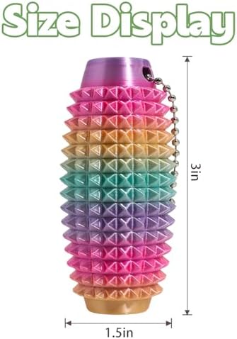 Little Ouchies Pain Fidget, Pain Stim Fidget for Stress Relief & Focus, Little ouchies, Mini Fidget Toys, 3D Printed with Hard Spiky Fidget Massage Keychain, Novelty Keychains (Little-5Pcs)