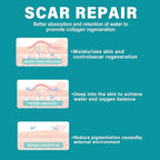Silicone Scar Tape, 8 Pcs Medical Grade Breast Silicone Scar Sheets, Reusable Scar Tape for Surgical Scars