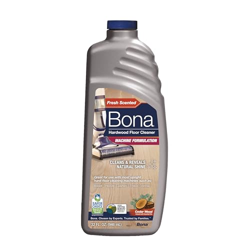 Bona® Hardwood Floor Cleaner - Hard-Floor Cleaning Machine Formulation - 32 fl oz - Cedar Wood