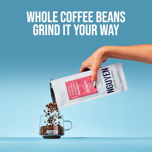 Nguyen Coffee Supply - Loyalty Signature Robusta & Arabica Blend: Medium Roast Premium Whole Coffee Beans, Vietnamese Single Origin, Low Acid, High Caffeine, Roasted in Brooklyn [5 Ib Bag]
