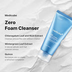 medicube Double Cleanser Duo for Facial Cleansing: Zero Pore Blackhead Deep Cleansing Oil and Zero Foam Cleanser