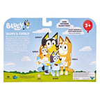 Bluey Family Figure 4-Pack – Includes, Bingo, Mum (Chilli) & Dad (Bandit), Poseable Collectible Toys for Kids, Durable Cake Toppers, for Toddlers & Fans, Ages 3+