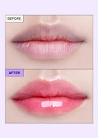 I DEW CARE Lip Gloss - Glow Easy Raspberry | Jojoba Seed Oil, Vitamin C, Pigmented Glossy Stain, Hydrating, Korean Makeup, Pink Color, Moisturizing, Nourishing Crystal Glass Clear, 0.20 FL Oz