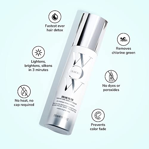 COLOR WOW Dream Filter Pre Shampoo Mineral Remover – Hard water detox | Get Lighter, Brighter, Shinier Color in 3 Minutes