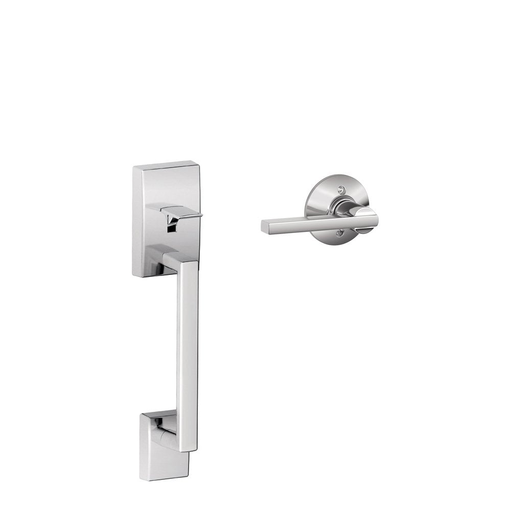 SCHLAGE Lock Company Century Front Entry Handle Latitude Interior Lever (Bright Chrome) FE285 CEN 625 LAT,12.125 x 2.5 x 2.25
