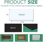 TRYMAG Strong Floor Vent Covers 8"x15", 4 Pack Magnetic Vent Covers for Home Floor Standard Air Registers，Air Conditioner Vent Covers for Wall, Air Register, Ceiling Vents，RV, Home HVAC and AC Vents
