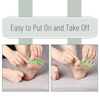 DR. JK- ToePal Gel Toe Separator, 2 Pairs, Toe Spacers, Toe Straightener, Hammer Toe Straightener, Toe Spreader, Toe Stretcher, Toe Corrector for Women and Men, Bunion Corrector