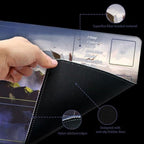 MTG Playmat TCG Playmat -Includes Storage Tube and 7 Dice-Experience Top-Tier Quality and Edge-Locking Waterproof and Non-Slip Mat! (playmat with Zones, 2-Flying Dragons)