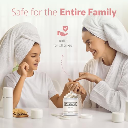 Tallow Baby Balm for Delicate Skin – All-Natural Moisturizing & Soothing Cream – Grass Fed Beef Tallow, Organic Jojoba & Vitamin E