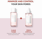 SKIN1004 Madagascar Centella Poremizing Clear Toner 7.1 fl.oz, 210ml for Keratin Plug and Sensitive Skin