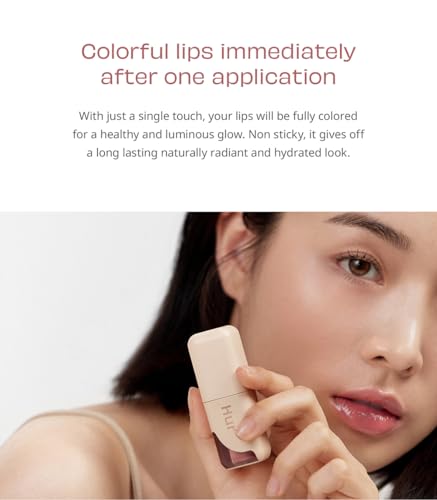 Glowy Ampoule Tint, Water-based Glowy Lip Stain (Dawn Pink)