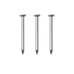 JEGONFRI 900PCS 3/4" Nickel Flat Head Nails for Hanging Pictures & Woodwork