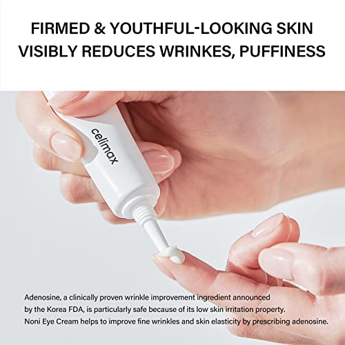 celimax Real Noni Eye Cream | with Noni Extract & Bakuchiol (Retinol), For Wrinkle, Crows Feet & Under Eye, Dark Circles, Hydrating, Sensitive For Skin, 20ml