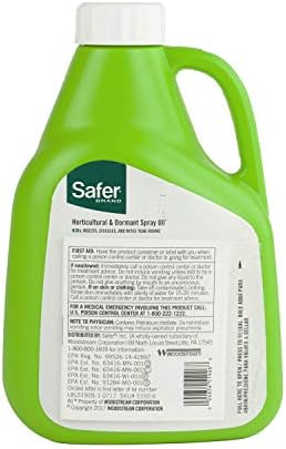 Safer Brand 5192-6, 16 oz Horticultural & Dormant Spray Oil Concentrate, 1 Pack, Green