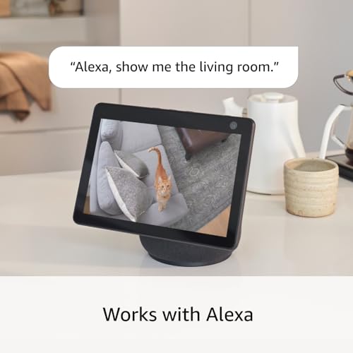 Ring Pan-Tilt Indoor Cam | See all around your home or business with 360° pan coverage, HD video, plus Two-Way Talk (2024 release) | Black
