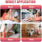 Red Light Therapy for Neck, Rechargeable 5000mAh Battery Infrared Red Light Therapy Belt for Body Wrist Leg Pain Relief, Portable Near Infrared Neck Wrap Devices at Home